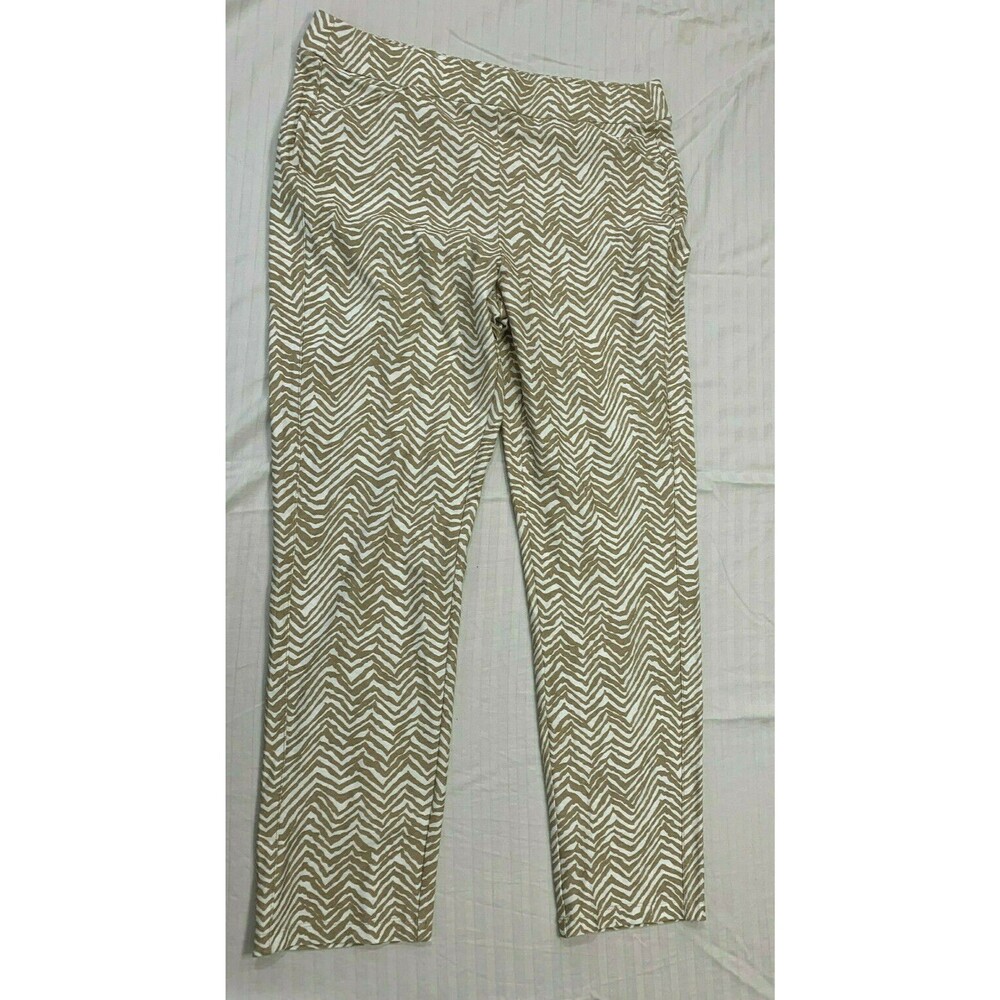CHICOS BY TRAVELERS WOMENS PULL ON PANTS SIZE 1.5